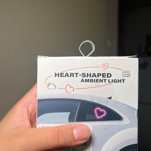 Heart Shape Ambient Light for Car (Pink) - Picture 2 of 2